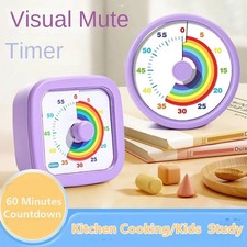 Kids Visual Timer Cute Rainbow - 60 Minute Countdown Timer Time Management for K