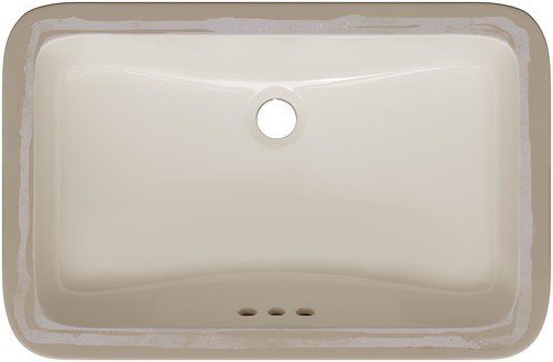 Fregadero de baño PROFLO PF1812U blanco rectangular 21" bajo montaje - Imagen 9 de 10