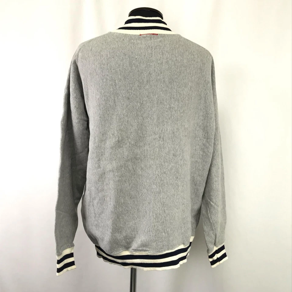 Left Field NYC Coney Island Varsity Cremallera Sudadera Chaqueta Hecha en EE. UU. Foto 3 de 4