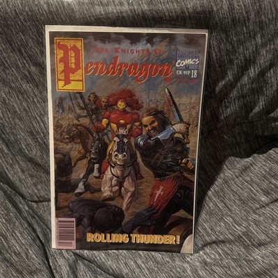 Marvel Comics The Knights of Pendragon #18 Rolling Thunder! Comic Book VF/NM