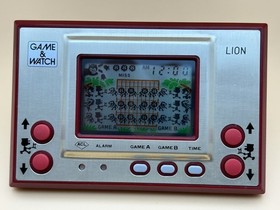Nintendo Game & Watch LION LN-08 Gold Series NMIB 1981 Near Mint In Box