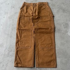 Vintage Y2K Carhartt brown double knee work wear carpenter pants
