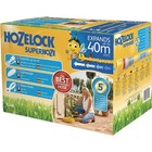 Hozelock Superhoze 40m Expanding Garden Hose Pipe with Spray Nozzle Set