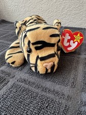 Ty Beanie Baby - STRIPES the Tiger 8.5 Inch NEW MWMTs Plush Stuffed Animal Toy