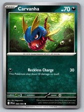 Me02: Phantasmal Flames Pokémon TCG Carvanha 060/094 NM PFL 