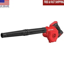 Cordless Leaf Blower 125 MPH 3 Speed Lock-On Trigger 3 Attachments Handheld New