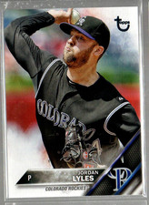 2016 Topps Vintage Stock #375 Jordan Lyles /99