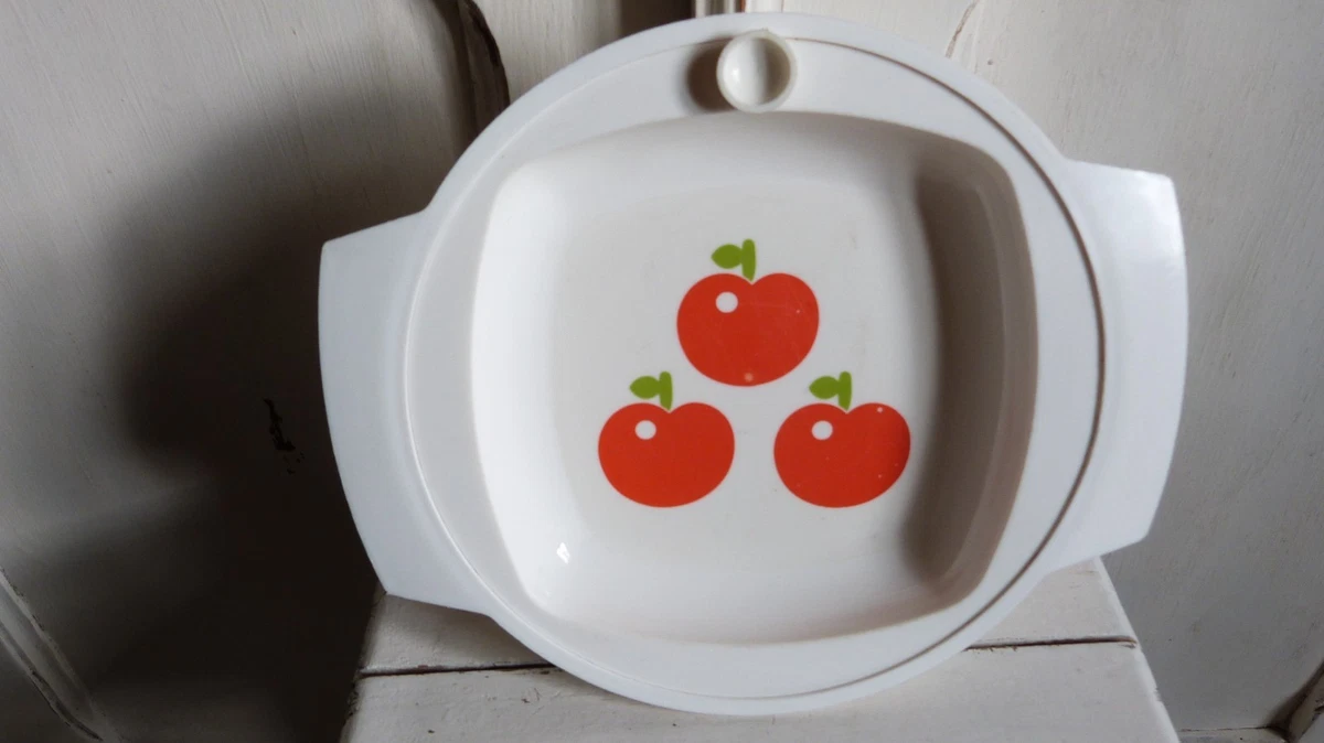 Desserte pliante vintage 1970 a 2 plateaux en verre fume