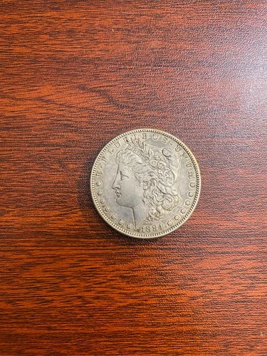 1884-S Morgan Silver Dollar XF Details Cleaned Key Date Raw US Coin - Lot #6