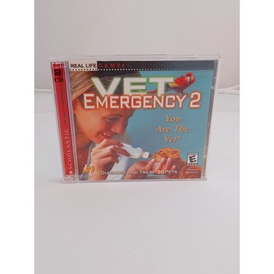 Vet Emergency 2 PC CD-ROM 2-Disc Diagnose and Treat 50 Pets Windows/MAC