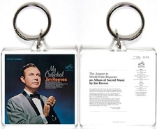 JIM REEVES MY CATHEDRAL ALBUM COVER KEYRING