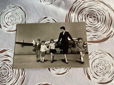 Lufthansa Airline Lockheed Super-g Constellation Postcard