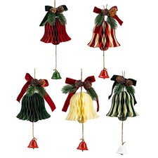 Christmas Tree Hanging Decorations for Honeycomb Ornaments Craft Pendant Prop