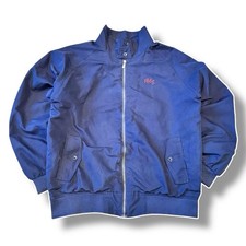 Nottingham Forest 1865 Herren Large marineblau bestickt durchgehender Reißverschluss Fußballjacke