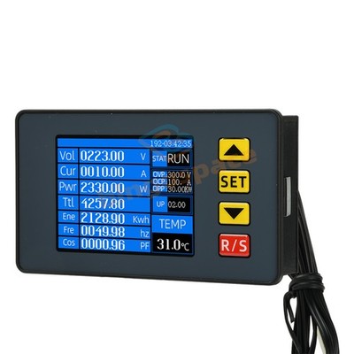 AC 50-300V 100A Multifunction AC Monitor Electricity Metering Voltmeter Ammeter