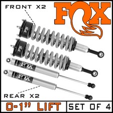 Fox Performance 2.0 Coilover Front Rear Shocks Set Fit 04-15 Titan 4wd 0-1 Lift