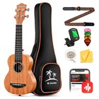 Donner Tenor Ukulele Mahogany Professional 26 inch 26 Inch-Regular,
