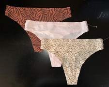  66 CHANTELLE INTIMATES SOFT STRETCH THONG UNDERWEAR 3 PACK OS