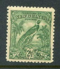 New Guinea #34 Bird Of Paradise 2 1/2 P. [Mint Hinged]