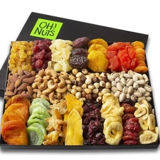 Oh! Nuts Dried Fruit and Nut Gift Basket - XL19 Variety Gourmet Assorted Fruits