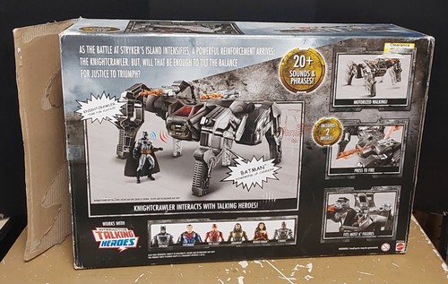 use 2017 Mattel DC Justice League Motorized Walking KnightCrawler Talking Heroes - Picture 2 of 3