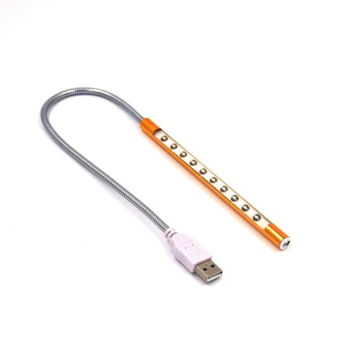 USB Light Lamp for Notebook PC Laptop Computer 10 LED Keyboard Reading Torch - Photo 7/9