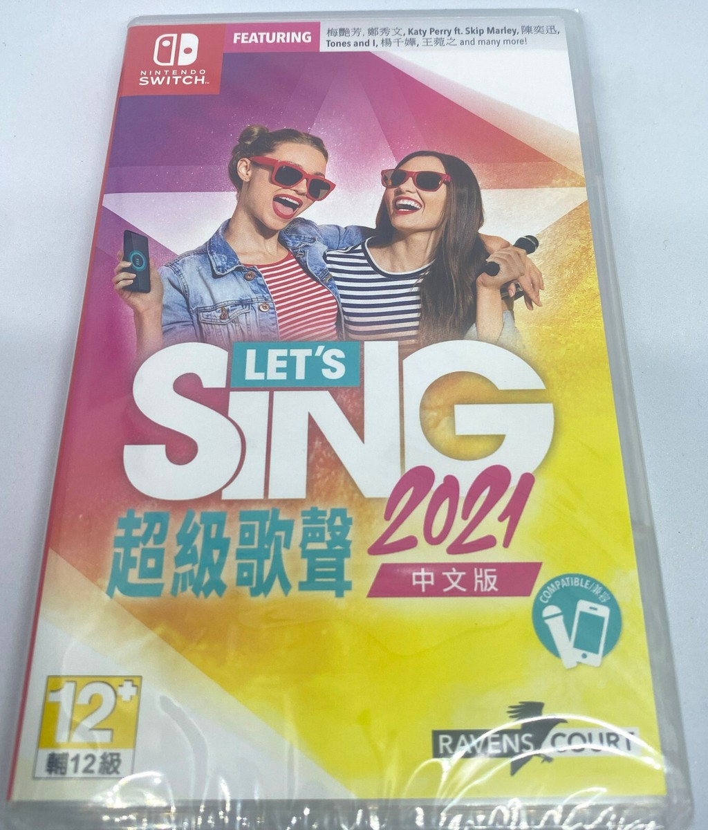 Let's Sing 2021 Nintendo Switch English Chinese Factory Game