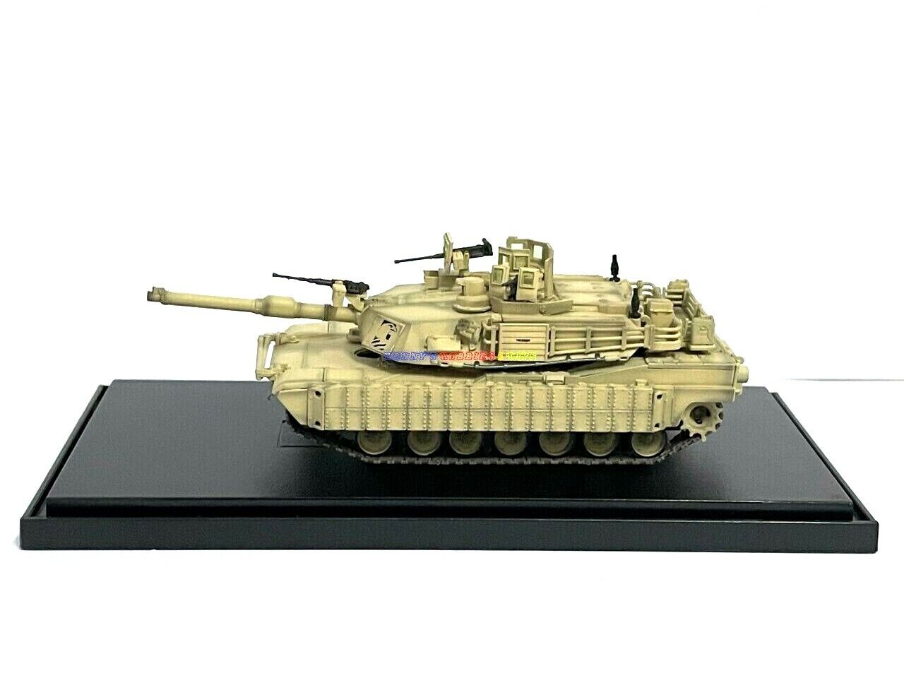 1/72 Diecast Tank USA M1A2 Abrams Tusk I Modern MBT US Army with Display Case