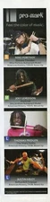 2009 small Print Ad of Promark Drumsticks w Mike Portony, Joey Jordison