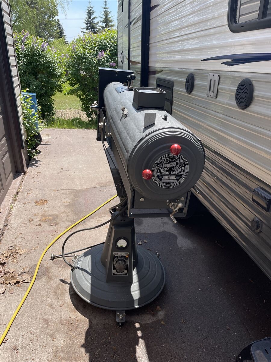 Working Vintage Strong Trouper Projection Arc Lamp/Spotlight Working Vintage Strong Trouper Projection Arc Lamp/Spotlight