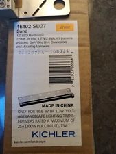 Kichler Lighting 16102SD27 1.9W 16 LED Hardscape Light 0.75 inches tall by 3