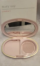 Mary Kay Empty Refillable Custom Compact Pink Gold Vintage  NIB