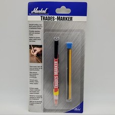 Markal Trades Marker Grease Pencil All Purpose w/ Holder Red Yellow Orange More