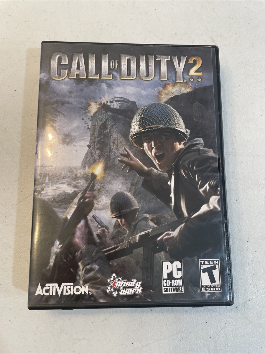 Call of Duty 2 (Windows PC CD, 2005) Complete 6 Disc Set w Key