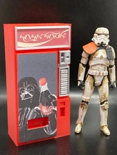 CUSTOM COCA COLA COKE VENDING MACHINE 3.75 INCH FIGURE DIORAMA STAR WARS (K06)