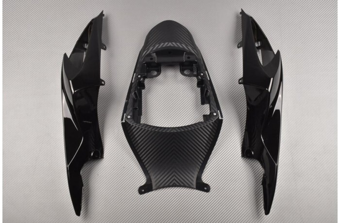 Carénage arrière de rechange noir pour réparer une Suzuki GSXR 600