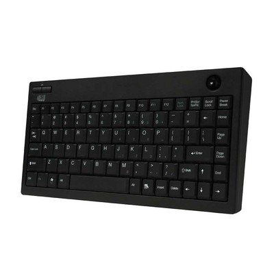 Adesso Wireless 2.4GHz RF Mini Trackball Keyboard