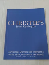 Christie's Auction Catalog Exceptional Scientific and Engineering Works of Art
