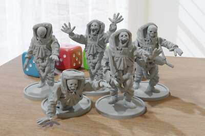Zombies in Biohazard Suits ZONA ALFA - Modern Wargaming Miniatures for Tabletop