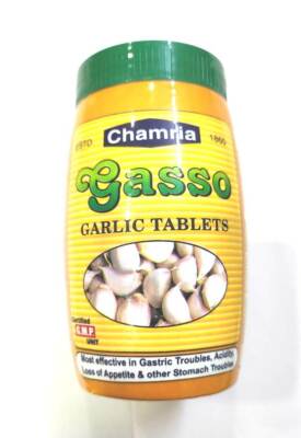 Chamria Herbal Gasso Garlic Tablets 200gm with Free Shipping
