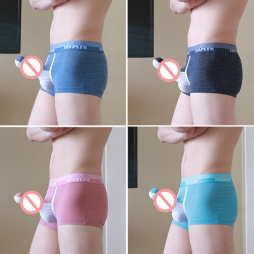 Men Sexy Brief Underwear Pouch Undies Panties Underpants Trunks Cotton Jockmai ♢ - Picture 12 of 41