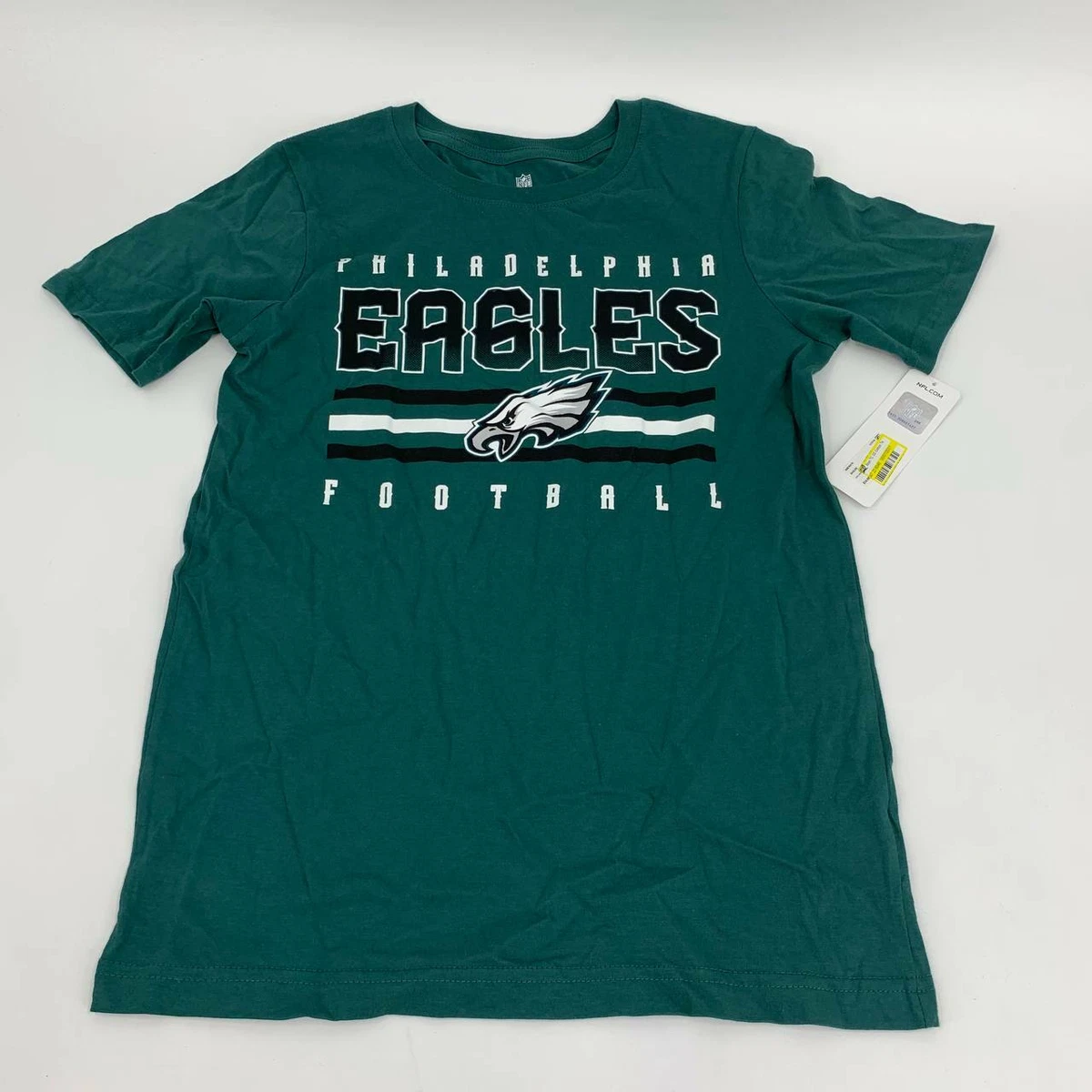 Philadelphia Eagles boys t shirt Sz L 12 14 Team Apparel t shirt 54 1219