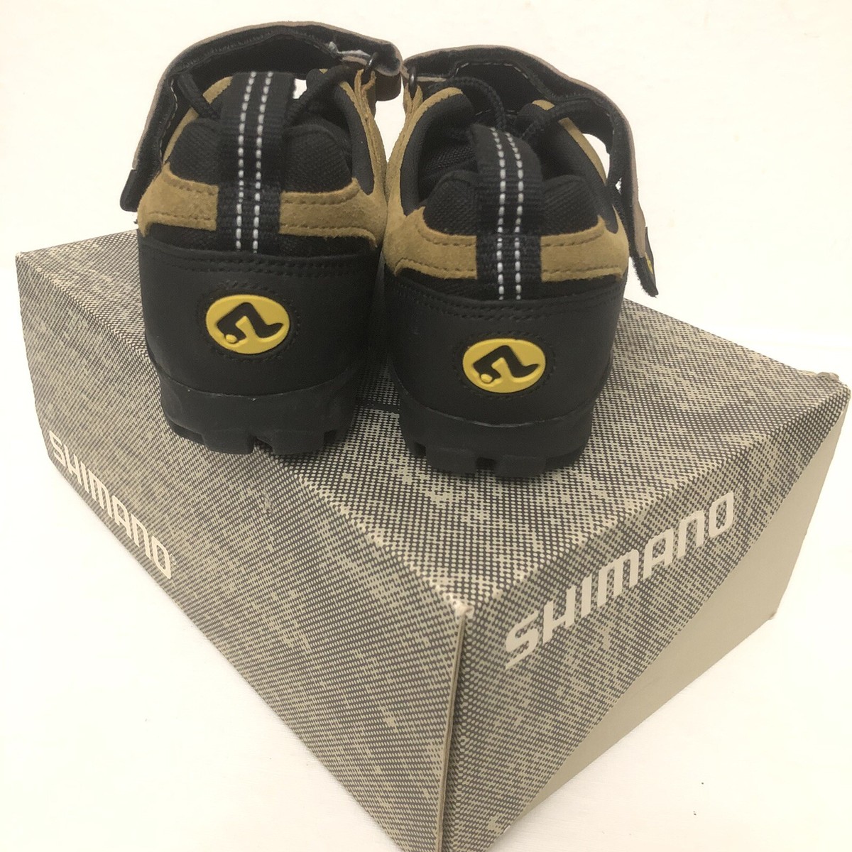 Chaussures Vélo Shimano SPD SH-M035 Femme - US 6 - Marron/noir - Cuir
