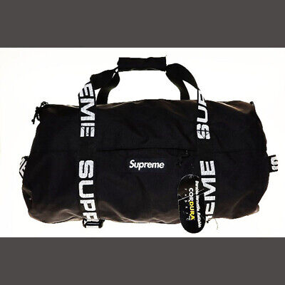 Supreme 18SS DUFFLE BAG CODURA BLACK Boston shoulder A Used Supreme 18SS DUFFLE BAG CODURA BLACK Boston shoulder A Used