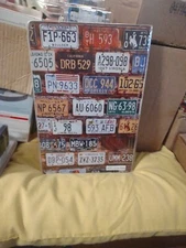 License Plate Tin Sign 12x8 Retro Fun Man cave New