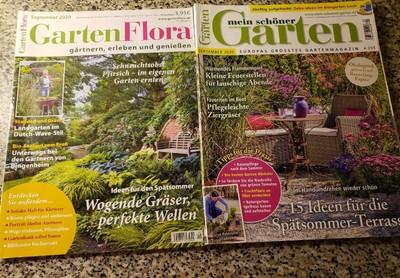 2 Gartenzeitschriften -Mein schöner Garten / Garten Flora Sept. 20