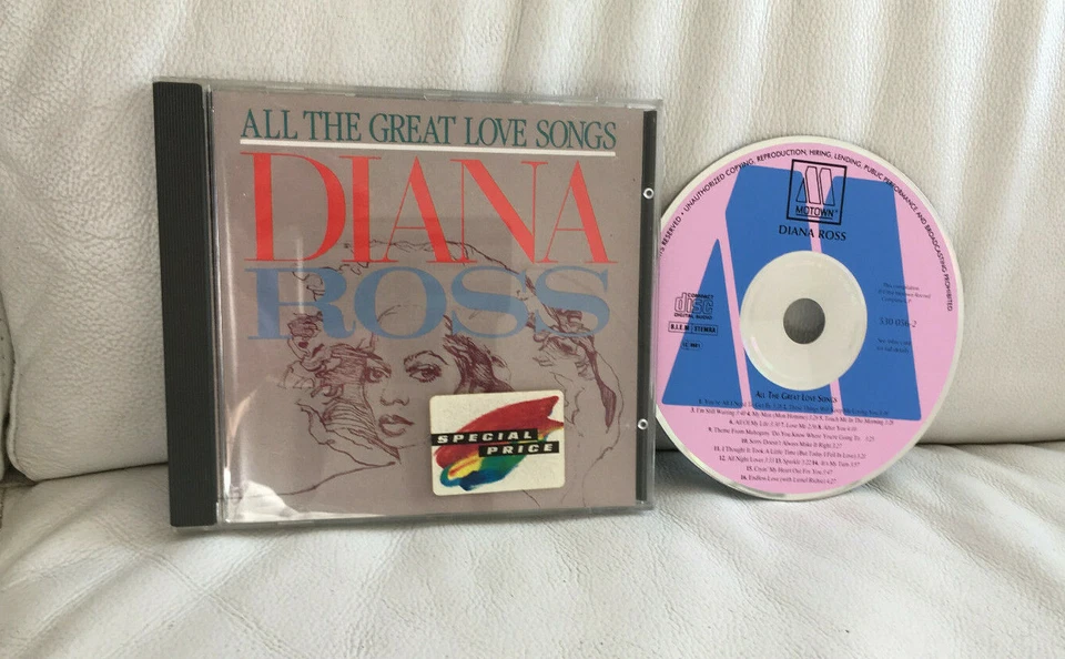 DIANA ROSS. ALL THE GREAT LOVE SONGS. CD ALBUM 1984. 16 TRACKS. - Photo 1/1