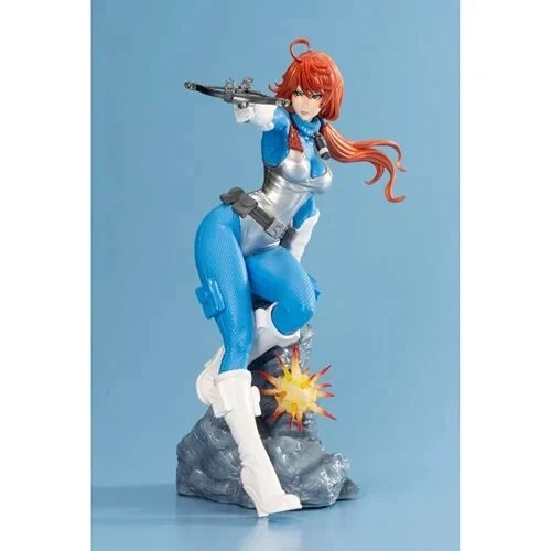 Estatua 1/7 Kotobukiya GI Joe: Scarlett (versión azul cielo) Bishoujo Foto 2 de 4