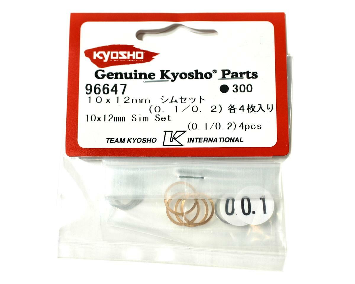 Kyosho 10x12mm Shim Set (0.1mm/0.2mm) (8) (ZX-5) [KYO96647 Kyosho 10x12mm Shim Set (0.1mm/0.2mm) (8) (ZX-5) [KYO96647