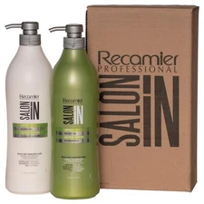 RECAMIER Keratin Shampoo Argan Oil Conditioner Damage Repair | Champu Keratina y